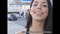 Cute Armenian blows cock in alley  Brazilianteens